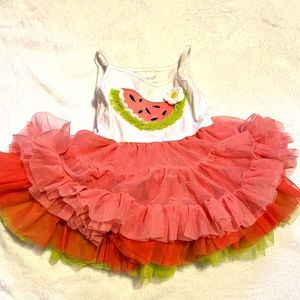 5/$15 Kids - Watermelon tutu dress